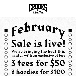 ENDING SOON February Sale