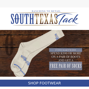Get a Free Pair of Socks!