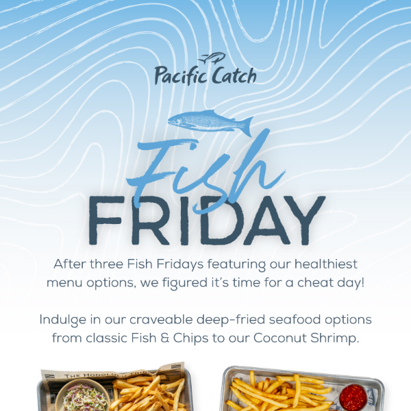 Happy Fish Fry-day featuring our Fish & Chips!