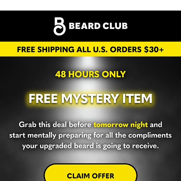 Limited time: Free Mystery Gift