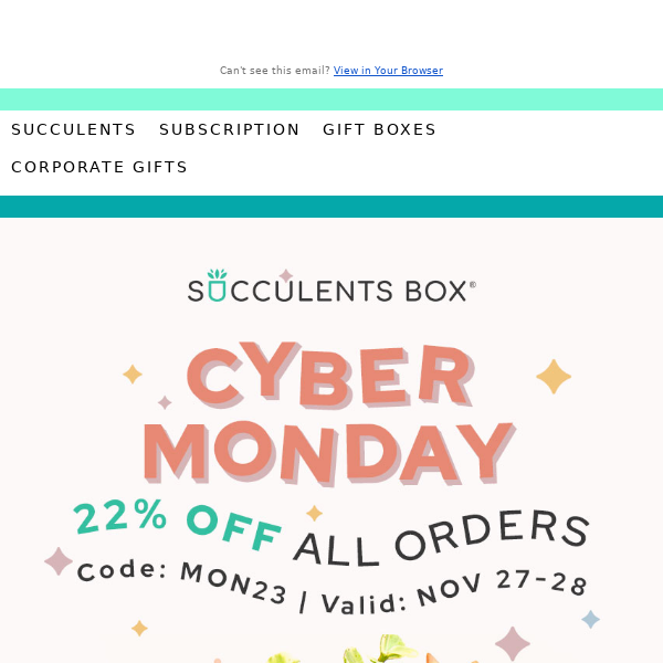 22% Off: Your Cyber Monday Discount!