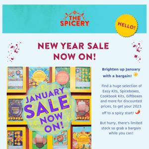 Our January sale is now on! 🎉