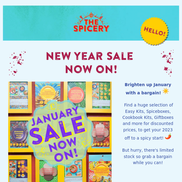 Our January sale is now on! 🎉