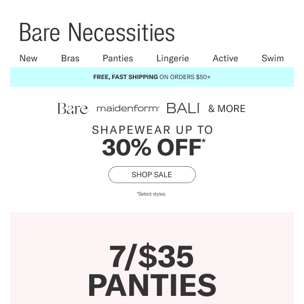 Shape Up Your Style: Up To 30% Off Shapewear! - Bare Necessities