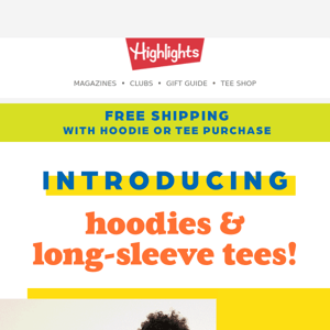 Meet your NEW hoodies + long-sleeve tees 👕👚