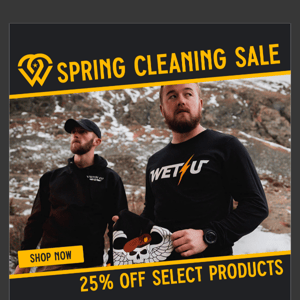 25% OFF SPRING CLEANING 👕 ☀️  SALE