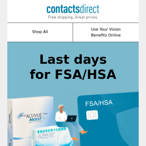 Your extended FSA/HSA expires soon