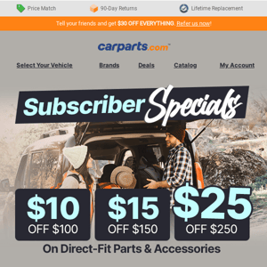 Monday Blues? Here Car Parts, Take This (Coupon Inside)