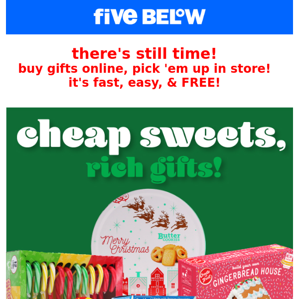 sweet stocking stuffers from JUST $1.50!