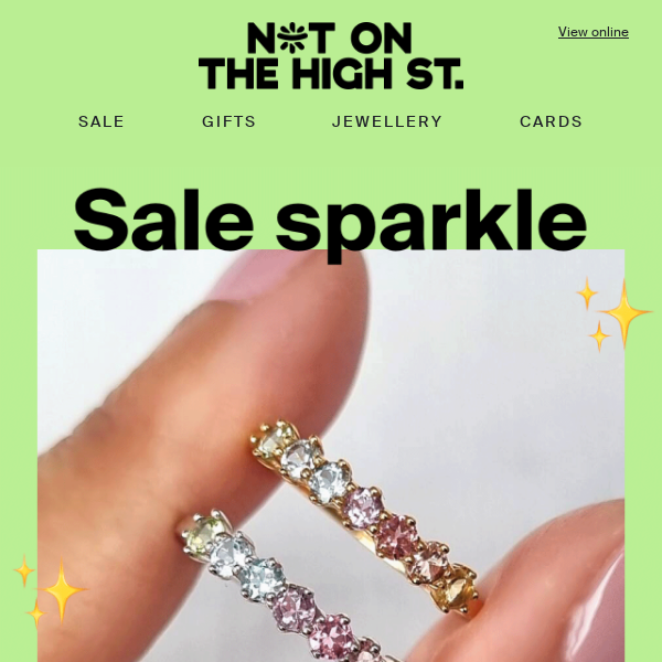 Up to 50% off beautiful jewellery ✨