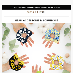 Get your colorful scrunchies now! 😄