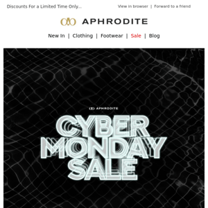 Cyber Monday Sale Now Live!