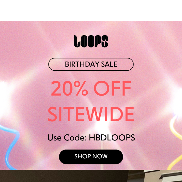 Last Chance to Shop 20% OFF SITEWIDE