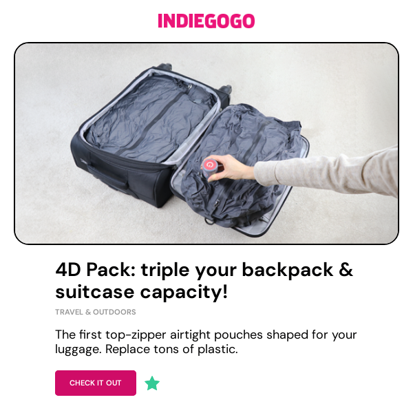 You'll never run out of luggage space again with this unique travel device