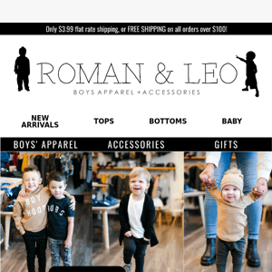 ✨NEW styles your little man can wear now!