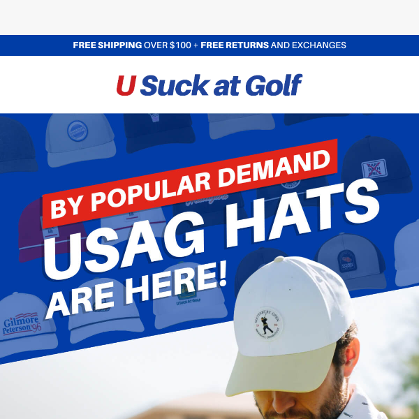 You Asked, We Delivered: New Golf Hats