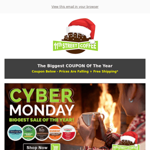 Cyber Monday Sale Extended - Up To 60% Off K-Cups😍