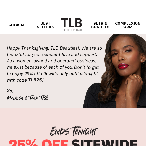 Happy Thanksgiving TLB Beauties!