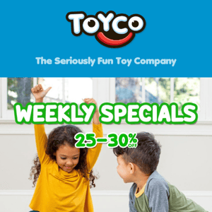 New Weekly Specials - Up to 30% Off!