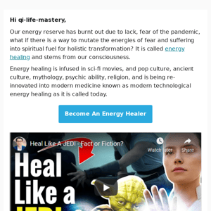 Heal Like A JEDI - Fact or Fiction?