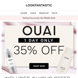 ⚡ OUAI: 35% Off ⚡