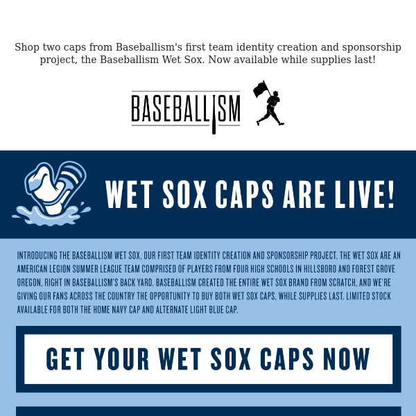 Introducing the Baseballism Wet Sox