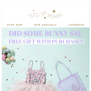 Did some bunny say FREE? 🐰