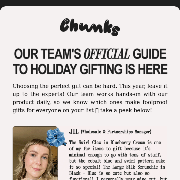 Our Holiday Gift Guide 💝
