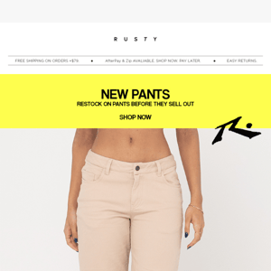 SO. MANY. NEW. PANTS.