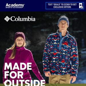 🎄 Columbia, Made for Outside 