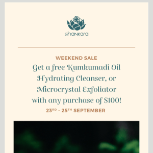 Surprise! Our weekend offer starts today 🎁