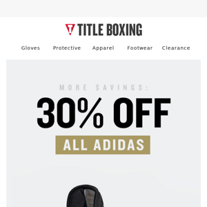 Adidas: 30% Off