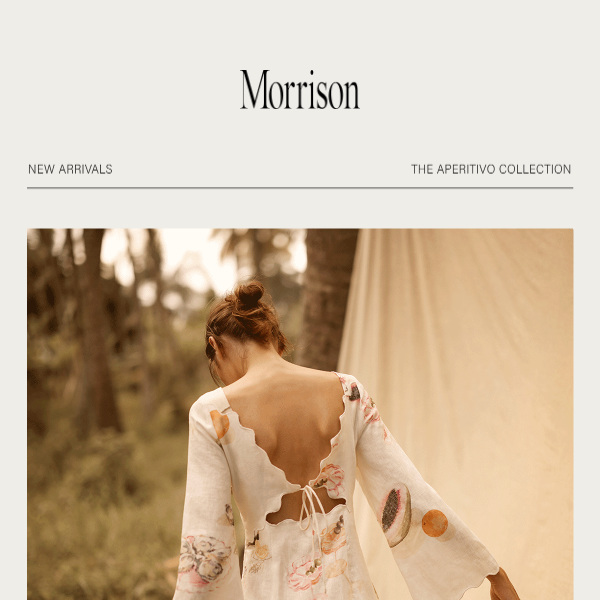 Unveiling the Aperitivo Collection at Morrison - Shop Now!