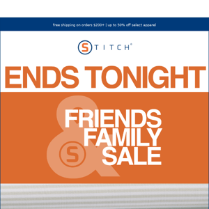 Final Hours 🕒 50% Off During Our Friends And Family Sale