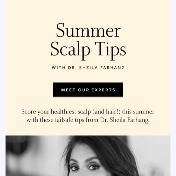 Summer Scalp Care Tips Ft Dr Sheila Farhang Function Of Beauty