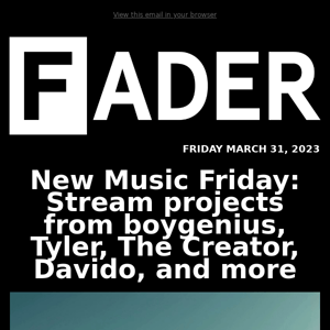 New Music Friday: Stream projects from boygenius, Tyler, The Creator, Davido, and more