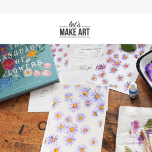 OUT NOW! Purple Aster Watercolor Kit Release