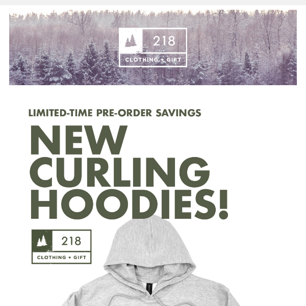 New Curling Hoodies 🥌 Coming in Hot!