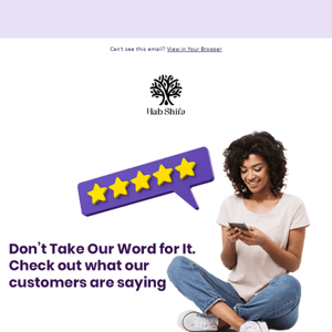 ✨Why Customers Trust Hab Shifa — Reviews Tell It All ✅