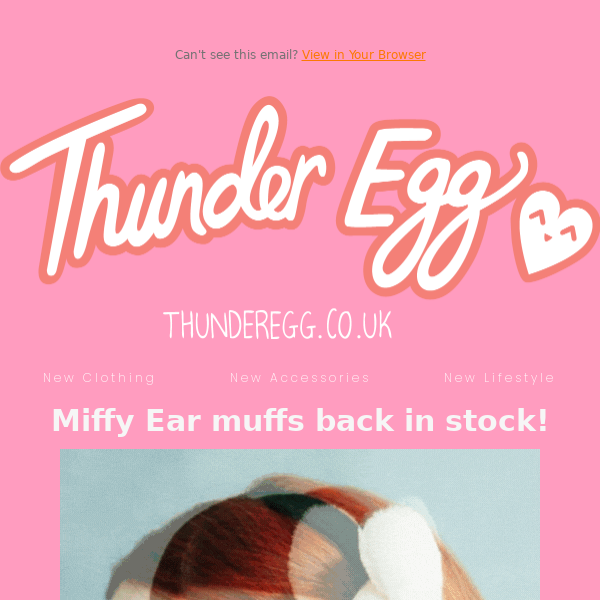 🐰Miffy Earmuffs are back!🐰