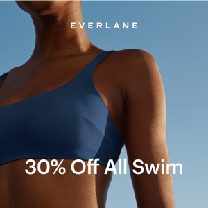 Last Chance For 30% Off Swimwear