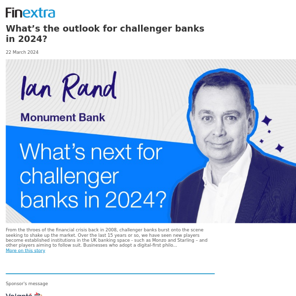 Finextra News Flash: What’s the outlook for challenger banks in 2024?