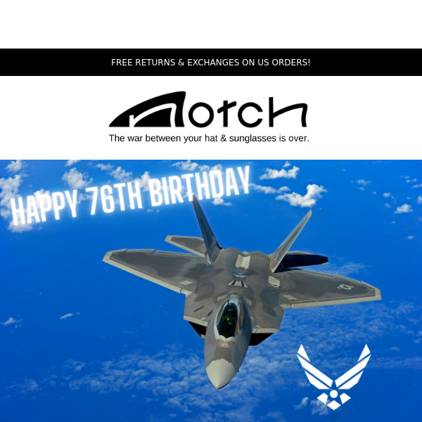 Happy 76th United States Air Force!