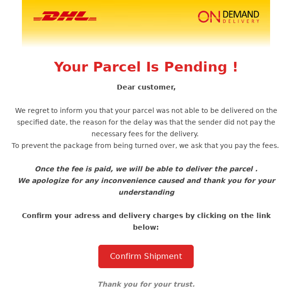 DHL On Demand Delivery