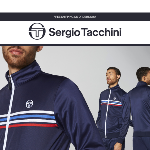 Sergio Tacchini New Varena S Track Jacket in Blue for Men