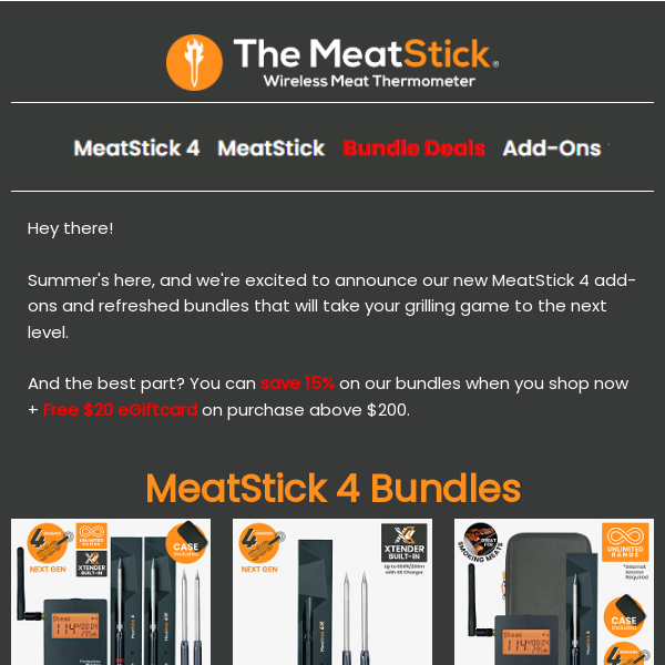 Get Grill-Ready with The MeatStick's New Add-Ons + Save 15%