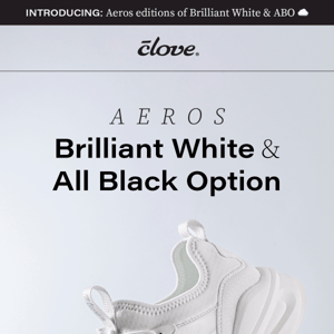 Introducing: Aeros editions of Brilliant White & ABO ☁️