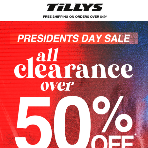 Presidents Day Sale 💵 OVER 50% Off ALL Clearance