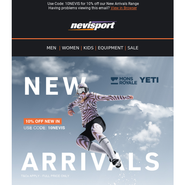 New Arrivals | Featuring Mons Royale & Yeti