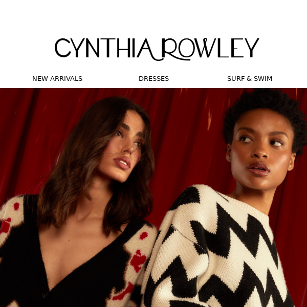 New Sweater Arrivals at Cynthia Rowley! 🧥🍂